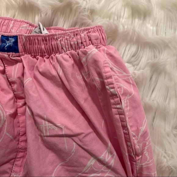 Guy Harvey Brushstroke Slam Dorm Long Pants Pink White - Picture 5 of 10